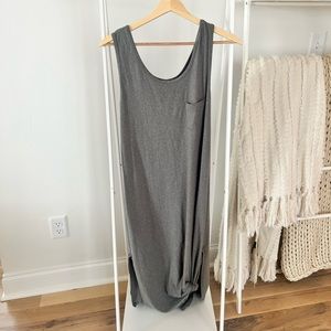 Heather Gray Maxi Dress